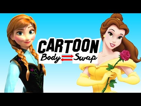 BODY SWAP! - Princess Anna & Belle switch bodies!