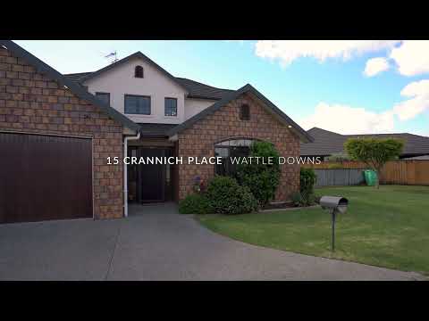 15 Crannich Place, Wattle Downs, Manukau City, 4房, 3浴, 独立屋