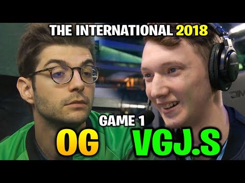 OG vs VGJ.STORM TI8 - FANTASTIC COMEBACK GAME - THE INTERNATIONAL 2018 Game 1