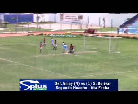 DEFENSOR AMAY (4) vs (1) SPORT BOLÍVAR - Segunda Huacho - 6ta Fecha 2014.