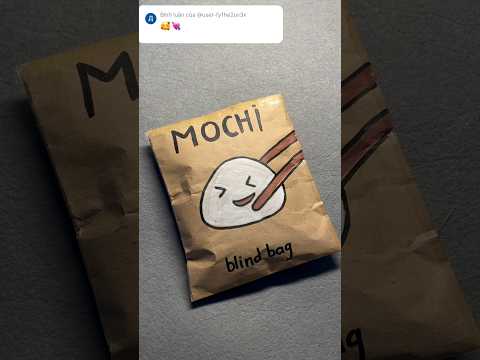 Mochi blind bag #blindbag #mochi #papersquishy #papercraft #shorts #asmr #diy#craft