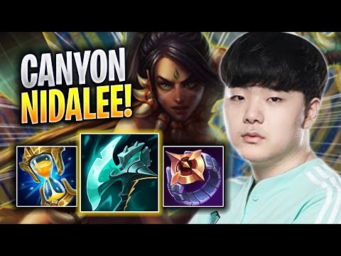 CANYON IS A MONSTER WITH NIDALEE! - DK Canyon Plays Nidalee JUNGLE vs Vi! | Season 2023