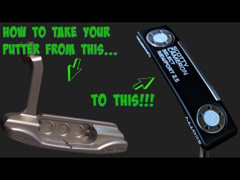 How To Black Out Your Putter (Putter Customization)
