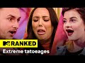 Top 3 MEEST EXTREME TATOEAGES | MTV Ranked: Just Tattoo Of Us UK