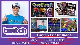 5/7/2023 Commodore Amiga - Cyberpunks 2 Release Party With Giveaways & Zeta Wing 2! Rescue AmigaBill