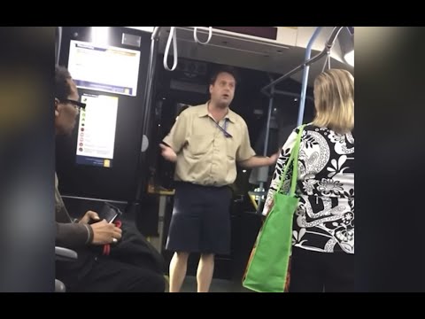 Bus Driver Goes Crazy and Yells at Passengers