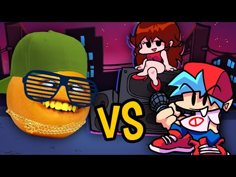 惱人的橙子對星期五晚上的放縱 (Annoying Orange vs Friday Night Funkin')