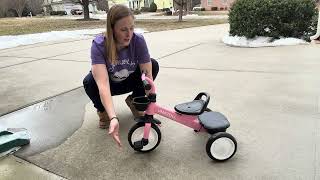 Review of the Umatoll Tricycle for Toddlers 2-5 Year Old, Adjustable, Light up Wheels