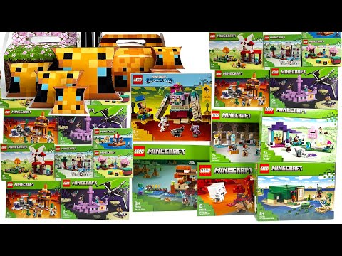 ALL LEGO Minecraft 2024 Summer-Winter Sets COMPILATION/COLLECTION Speed Build Review