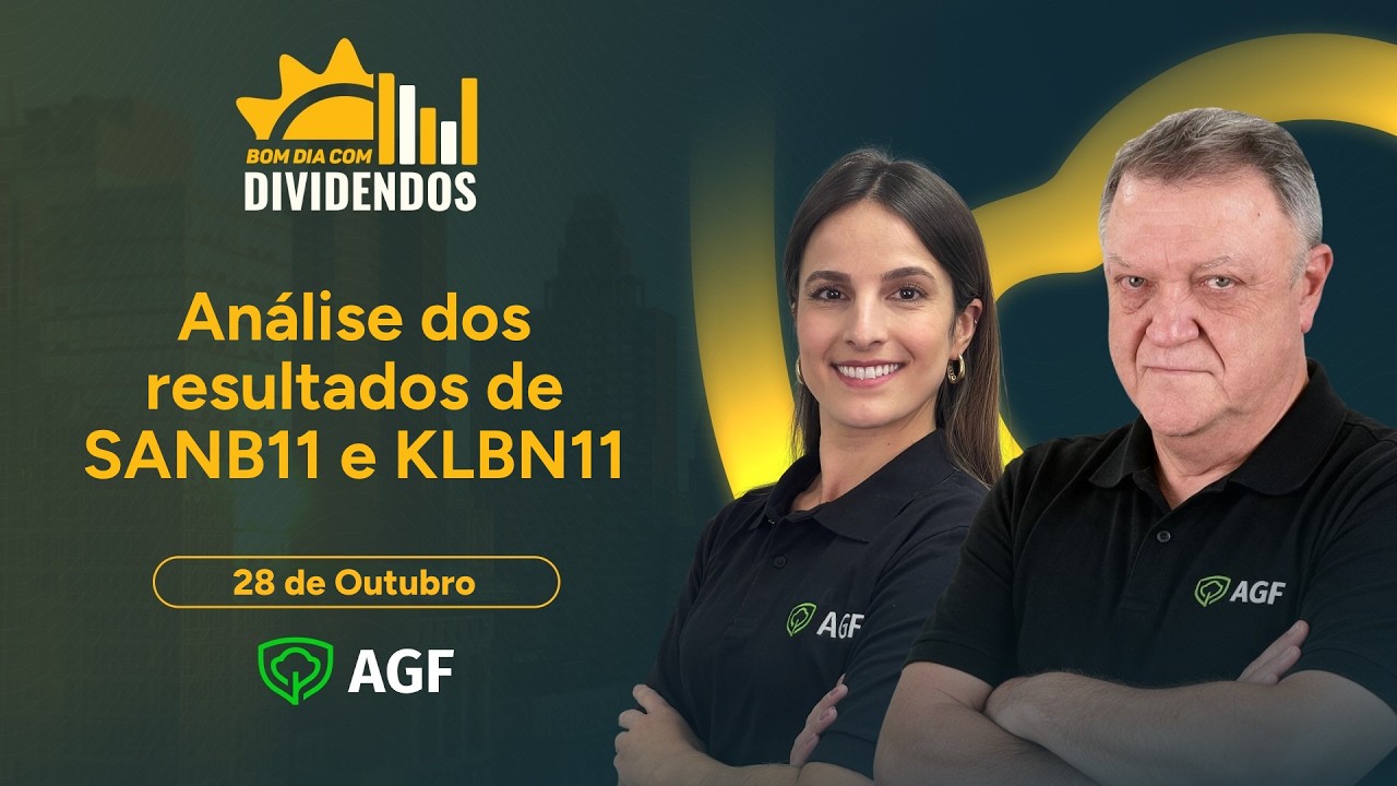 SANB11 e KLBN11 apresentam queda no lucro do 3T26 | Bom Dia com Dividendos