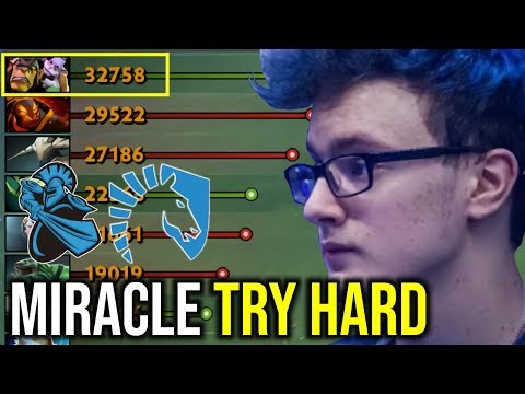 MIRACLE TRY HARD - LIQUID vs NEWBEE TI9 THE INTERNATIONAL 2019 | Dota 2