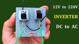 12v DC to 220v AC Converter Inverter - School Project Idea 2020