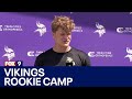 J.J. McCarthy explains why he ran gassers at Vikings rookie camp