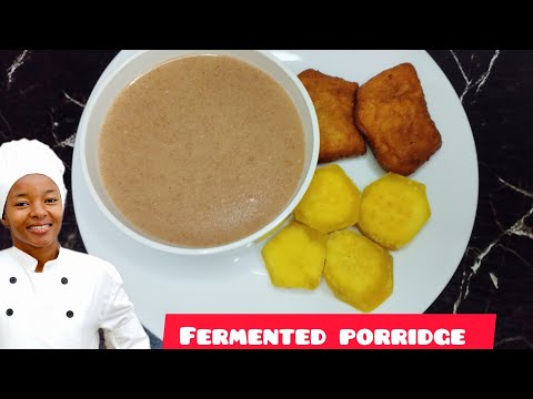 How to make porridge using fermented milk || How to make fermented porridge || Cook with mollen