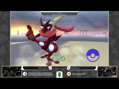 GUMS 15 Singles (Winner's Bracket) - IceArrow (Greninja) vs HSG Juice (Lucas)