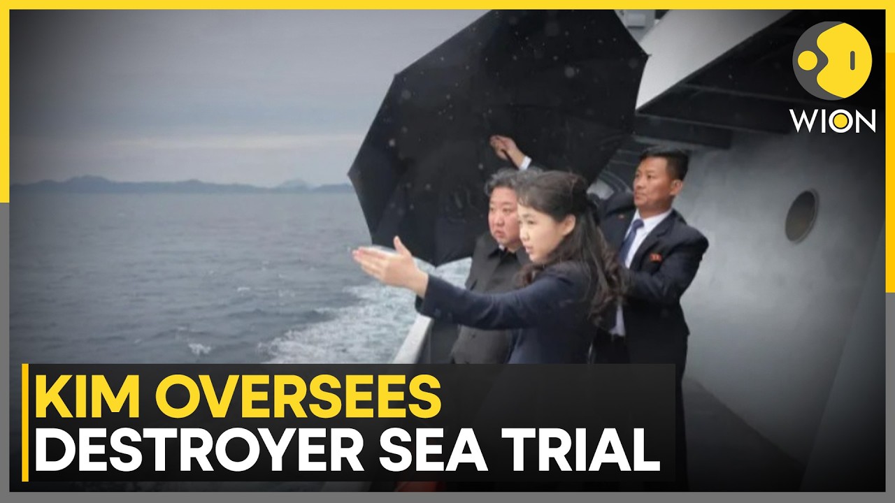 Kim Oversees Destroyer Test, Boost Naval Ambitions | WION