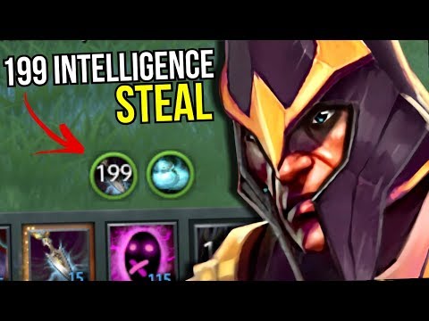 NEW RECORD - 199 Intelligence Steal Silencer by KingR 7.13 | Dota 2