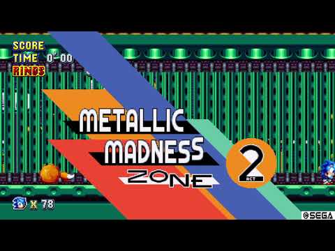 Sonic Mania Metallic Madness Act 1 and Act 2