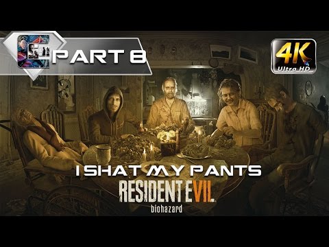 Resident Evil 7 Walkthrough - (4K/60fps) Blind (Let's Play) Part 8 "I Shat Myself" | CenterStrain01