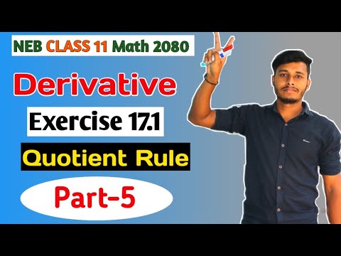 Part 5 Derivative Class 11 || Tuition Master