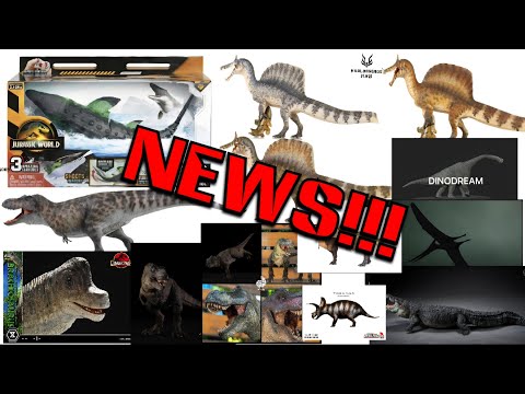 NEWS!!! New Mattel Jurassic World Mosasaurus revealed!!! Hammond Collection at Walmart! & more!!!