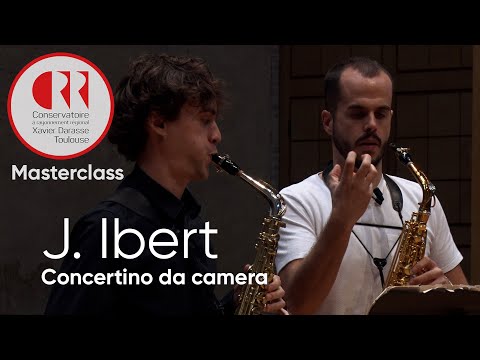 Masterclass - Jacques Ibert | concertino da Camera - Antonio García Jorge