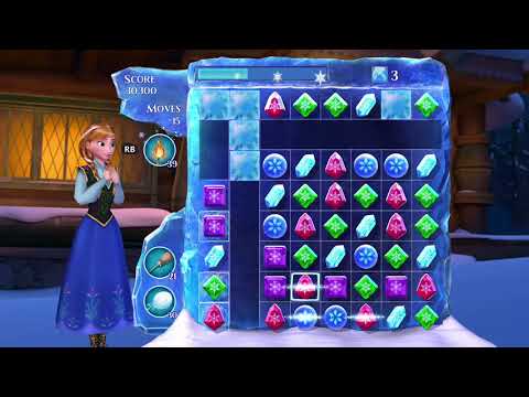 Frozen Free Fall: Snowball Fight Level 86 Walkthrough, , No Power Ups