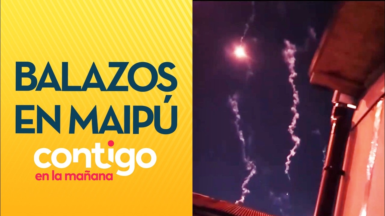 DENUNCIA DE VECINOS: Fuegos artificiales y balazos se registraron en Maipú - Contigo en la Mañana