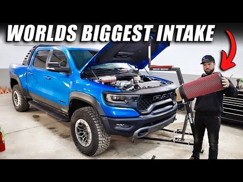 The BEST Ram TRX Air Intake Upgrade: Before and After