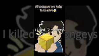 All Mongeys Are Lucky To Be Alive 😨 #interesting