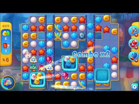 Fishdom Level 8372 walkthrough #fishdom #gaming