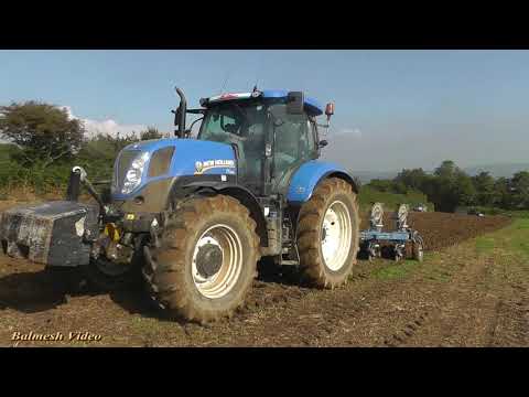 Ploughing the Rough with New Holland T7.200 - and a Fantastic View!
