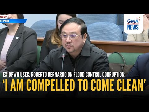 Ex- DPWH Usec. Bernardo 'compelled to come clean' in flood control anomalies | GMA Integrated News
