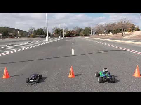 RC Drags - Traxxas 1/16 E-Revo VXL vs Rustler 4x4 VXL | Best of 5