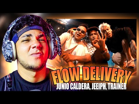 Junior Caldera, Jeeiph, Trainer - Flow Delivery 🛵| Video Oficial (REACCIÓN)