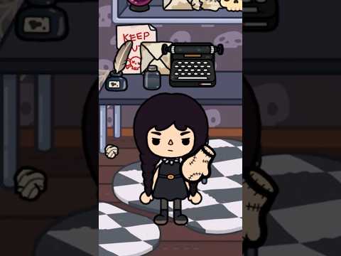 Wednesday and Thing 🖐️🪦🦇 #toca #tocaboca #wednesdayaddams #tocalifeworld #tocalife #tocaworld