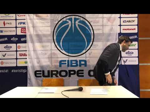 The Press Conference: FIBA Europe Cup Group H: Kataja Basket - Egis Körmend 95-91 27.11.2019