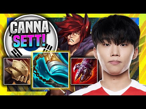 CANNA IS SO CLEAN WITH SETT! - T1 Canna Plays Sett Top vs Nocturne! | Season 11
