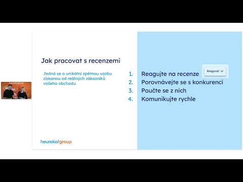 Heureka Webinars – Prosperujte díky recenzím s Testuj.to