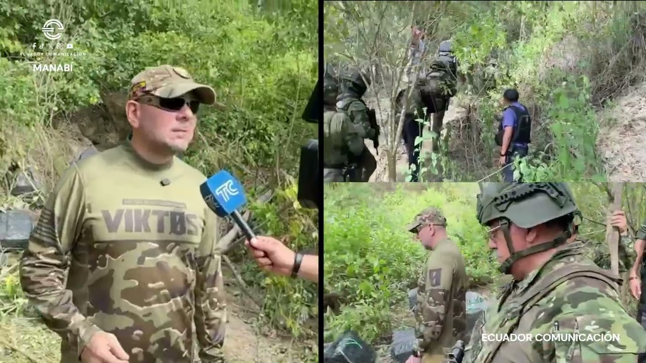 Fuerzas Armadas y EE.UU. desarticulan red de Los Lobos en Manabí con decomiso de 4,5 toneladas de droga