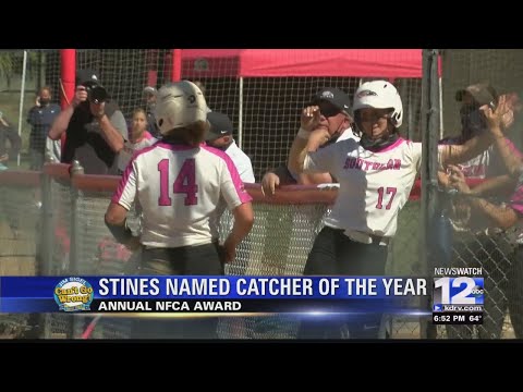 Stines named Catcher of the Year, NFCA All-American with four teammates