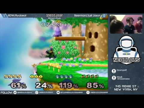 Nebulous Melee 85: Doubles - Winner's Finals: iBDW/Ryobeat vs. Beerman/Just Jason