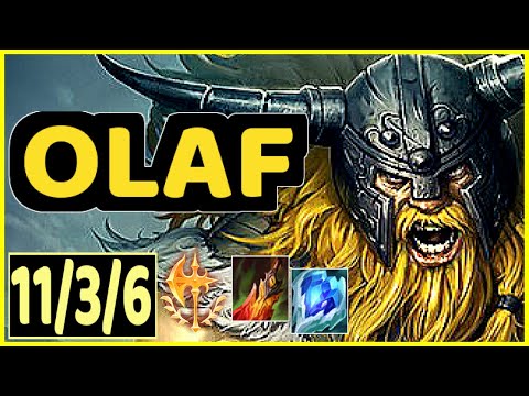 OLAF VS SYLAS - 11/3/6 KDA JUNGLE GAMEPLAY CHALLENGER I
