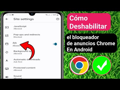 Cómo deshabilitar el bloqueador de anuncios en Google Chrome en Android (actualización 2024) ||