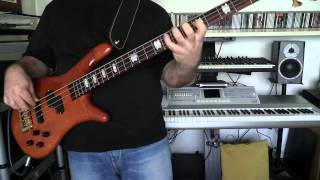 Bass Cover - David Bowie - Ashes to Ashes  (Tears For Fears version) - with Spector Euro4LX bass