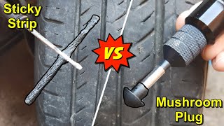 Tire Plug Strip Vs. Mushroom Plug Puncture Repair Kits