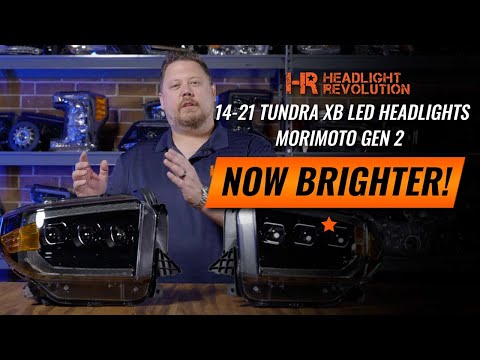 NEW AND IMPROVED 2014 - 2021 Toyota Tundra Morimoto XB LED Headlights GEN 2 | Headlight Revolution