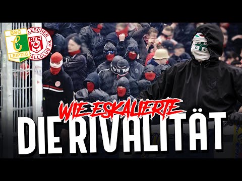 Wie eskalierte die Rivalität zwischen Halle und Chemie Leipzig?