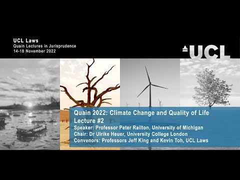 Quain 2022: Climate Change and Quality of Life Lecture #2