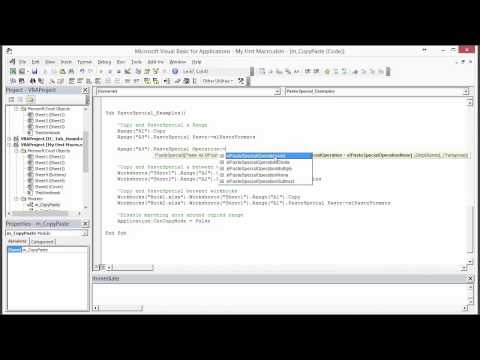 How to Write VBA Macros to Copy and Paste in Excel - Part 3 of 3